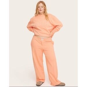 Parke x Target Women's High-Rise Boxer Sweatpants Orange XL In Hand